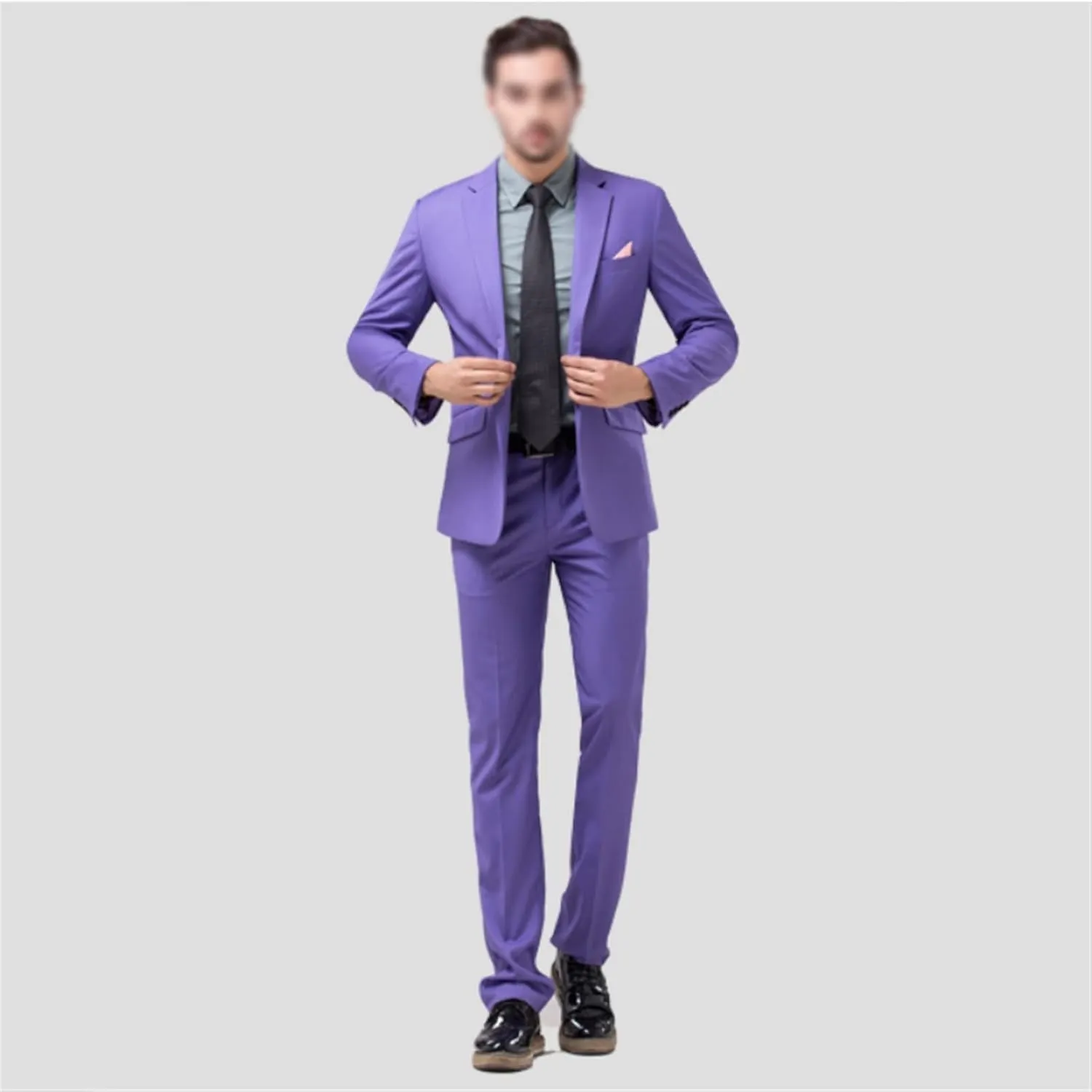 2 Piece Suit Wedding Men's Suit Set Formal Suit Jacket Pants Slim Men Suits Business Tuxedo