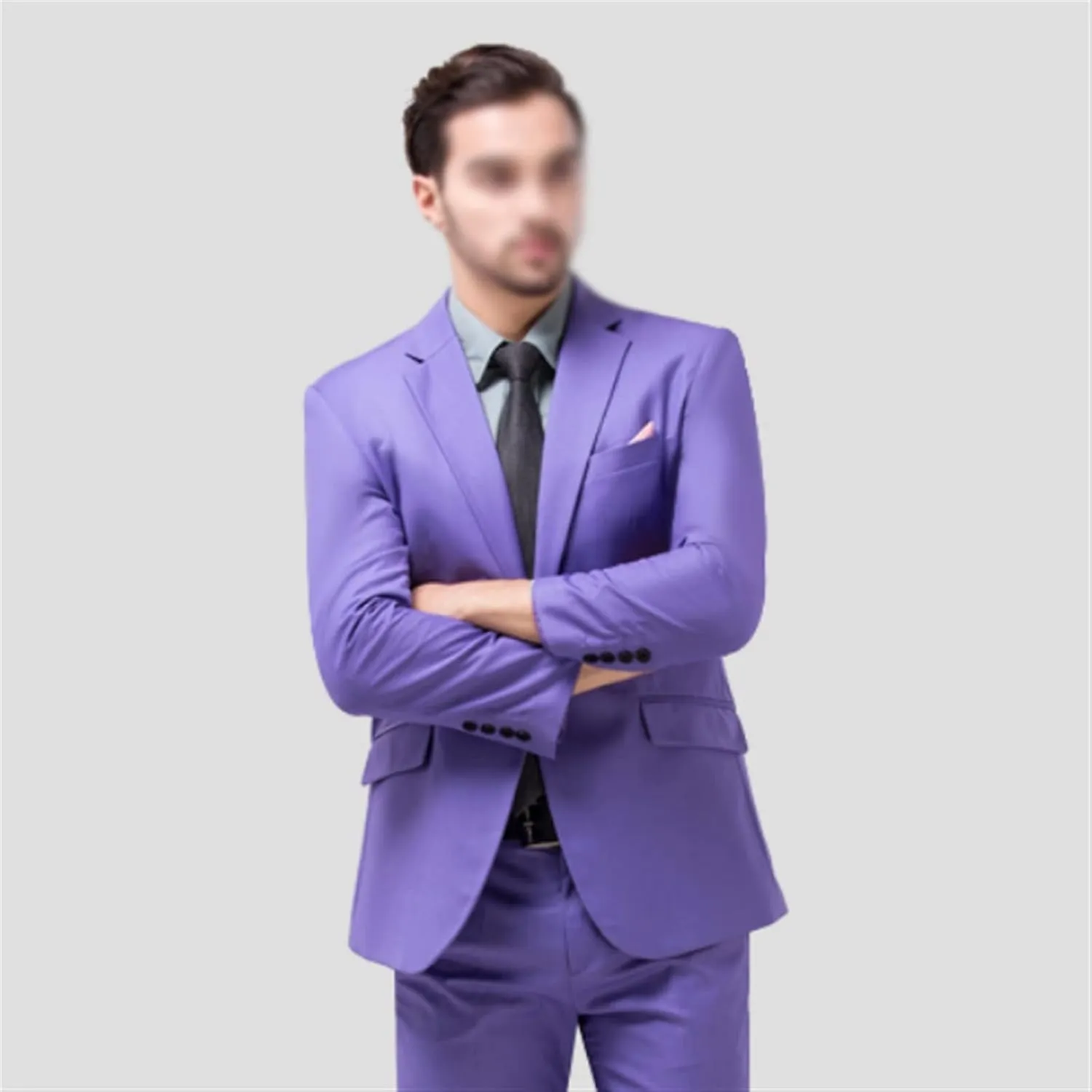 2 Piece Suit Wedding Men's Suit Set Formal Suit Jacket Pants Slim Men Suits Business Tuxedo