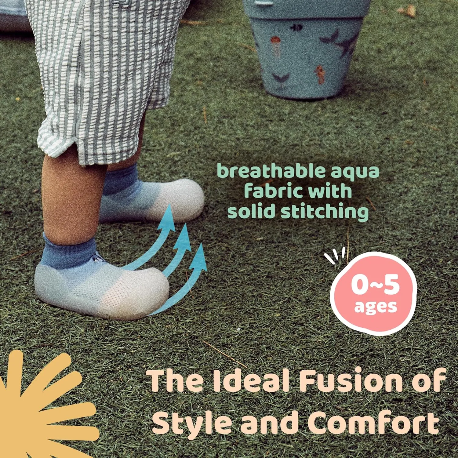 3.5 Baby Sock Shoes for Baby Boy & Girl, Soft, Non-Slip Toddler Sock Shoes, Breathable Infant Walking Shoes, First Steps Baby Shoes, Fun Animal-Themed Designs, Easy to Put On