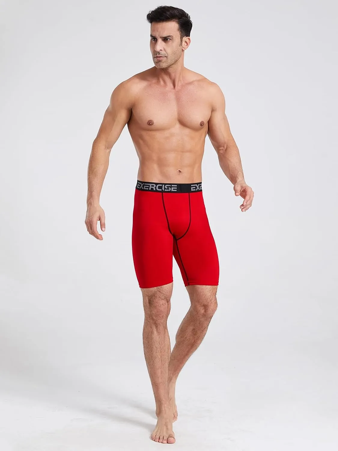 5 Pack Compression Shorts Men Compression Underwear for Men Athletic Mens Spandex Baselayer,Running,Workout