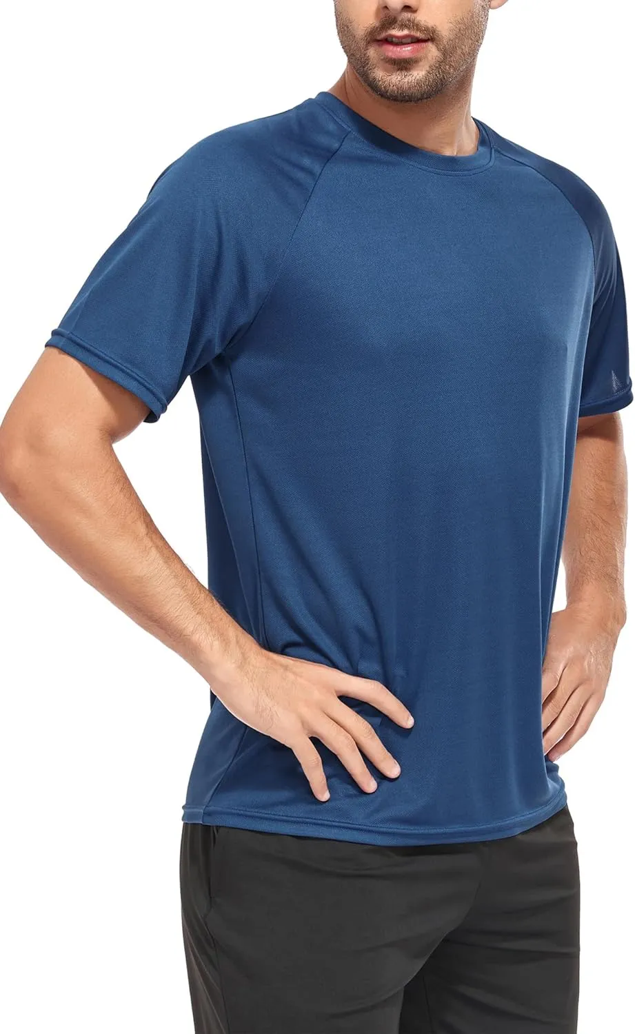 5 Pack Mesh Workout Shirts for Men Dry Fit Gym Shirts Quick Dry Athletic Short Sleeve T-Shirt Moisture Wicking