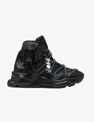 746 Ambush Black Chunky High-Top Sneakers
