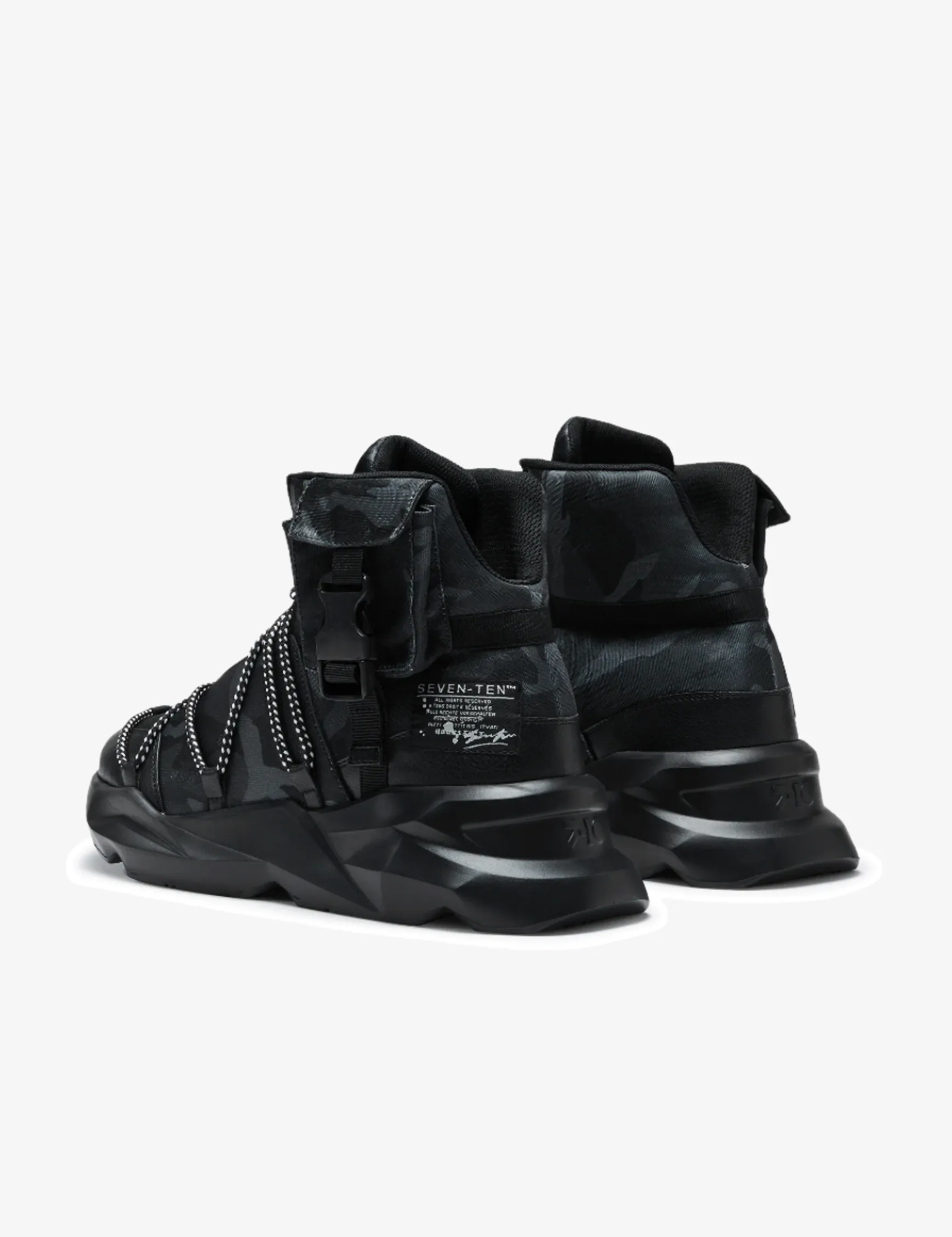 746 Ambush Black Chunky High-Top Sneakers