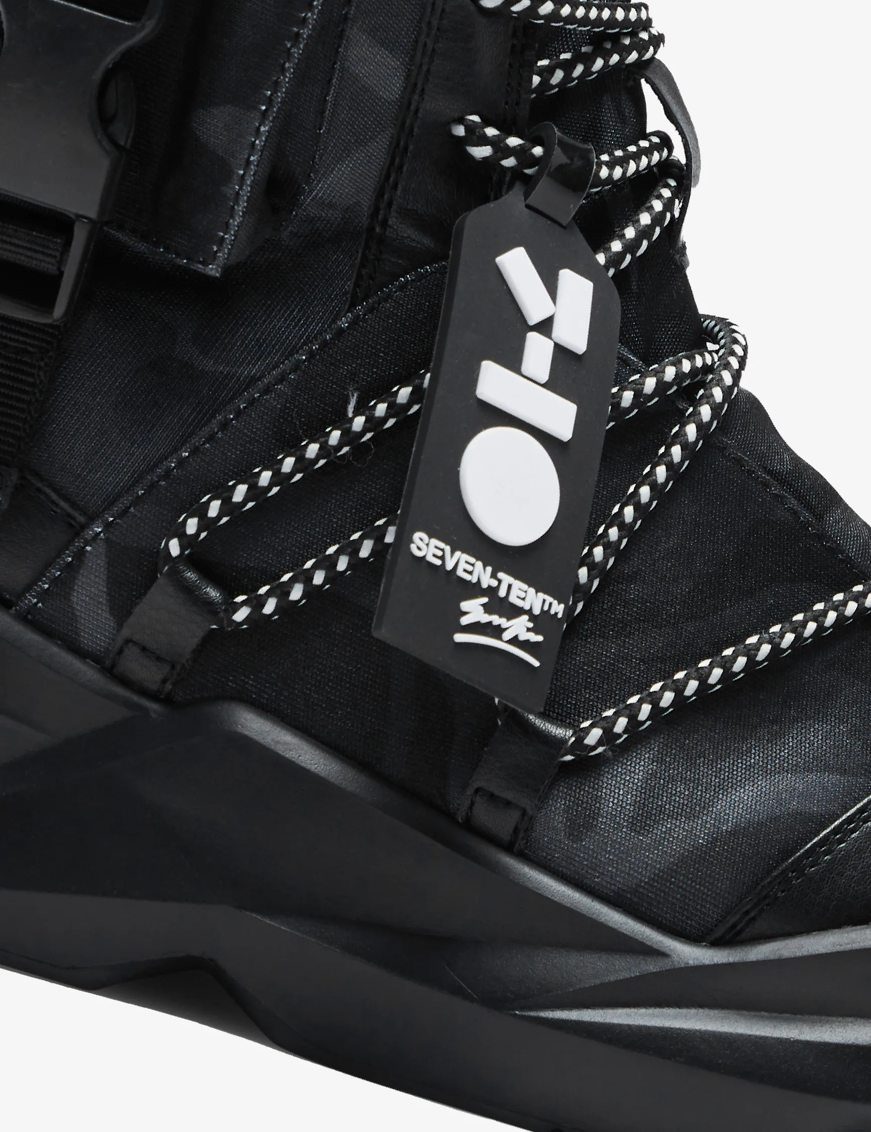 746 Ambush Black Chunky High-Top Sneakers