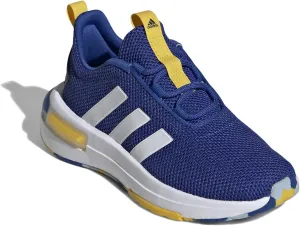 adidas Racer TR23 Sneaker, Team Royal Blue/White/Utility Yellow, 6 US Unisex Big Kid