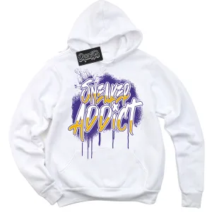 Air Force 1 QS Kobe Lakers Home Sneaker Hoodie Sneaker Addict Graphic