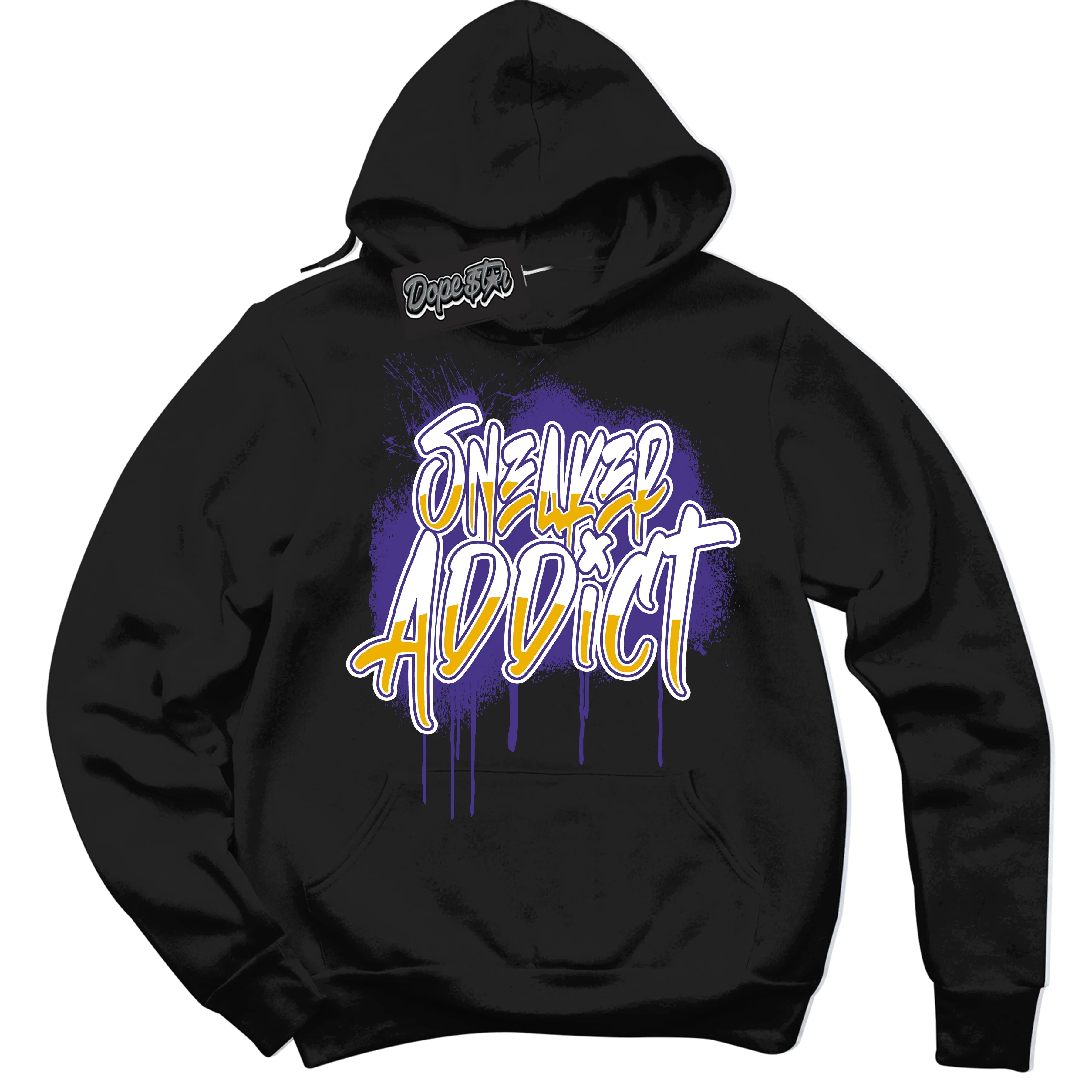 Air Force 1 QS Kobe Lakers Home Sneaker Hoodie Sneaker Addict Graphic