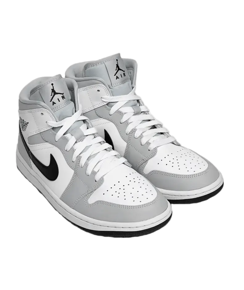 Air Jordan 1 Mid Light Smoke Grey