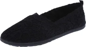 Airwalk Women's Black Crochet Women's Dream Slip-On 9.5 Regular
