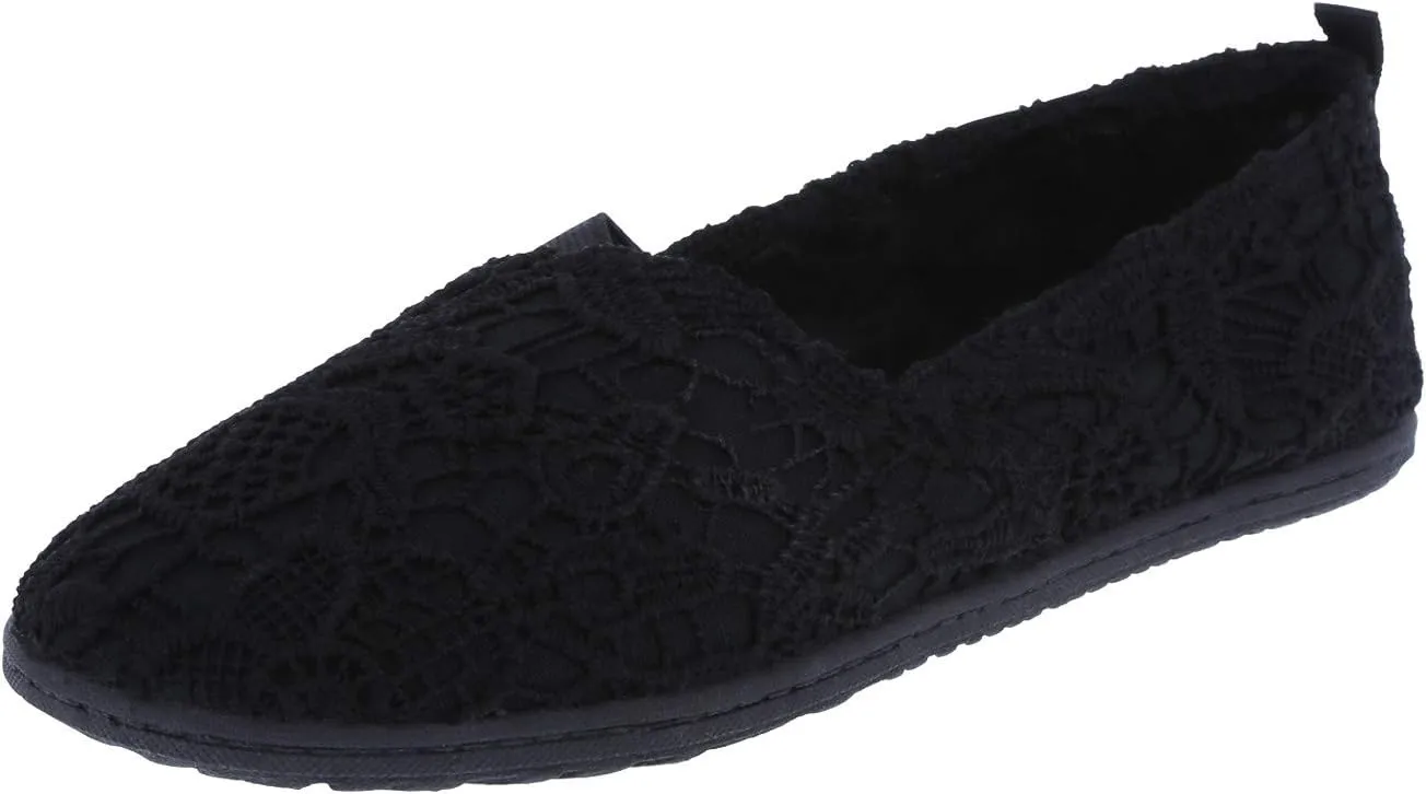 Airwalk Women's Black Crochet Women's Dream Slip-On 9.5 Regular