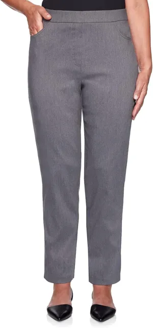 Alfred Dunner Women's Proportioned Short Allure Slim Pant