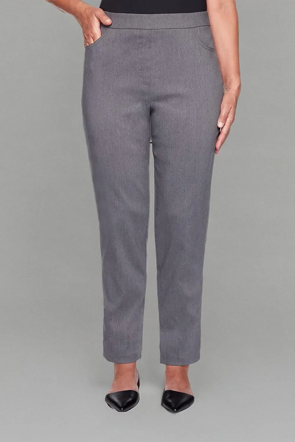 Alfred Dunner Women's Proportioned Short Allure Slim Pant