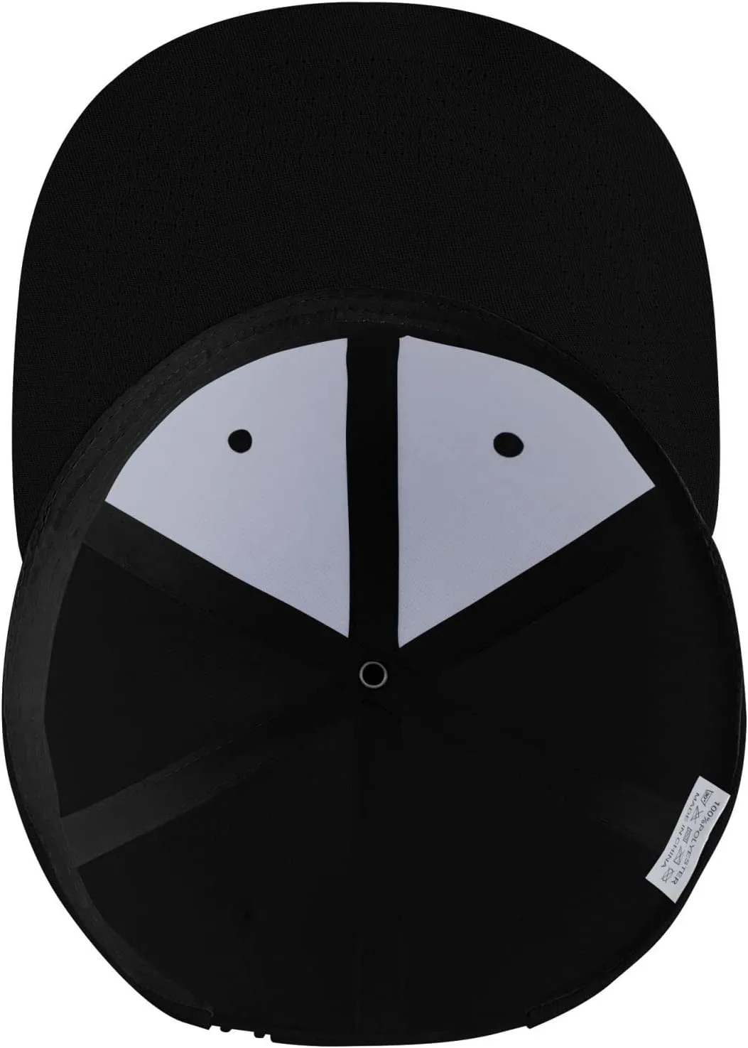 All Trash No Trailer Baseball Cap with Solid Border