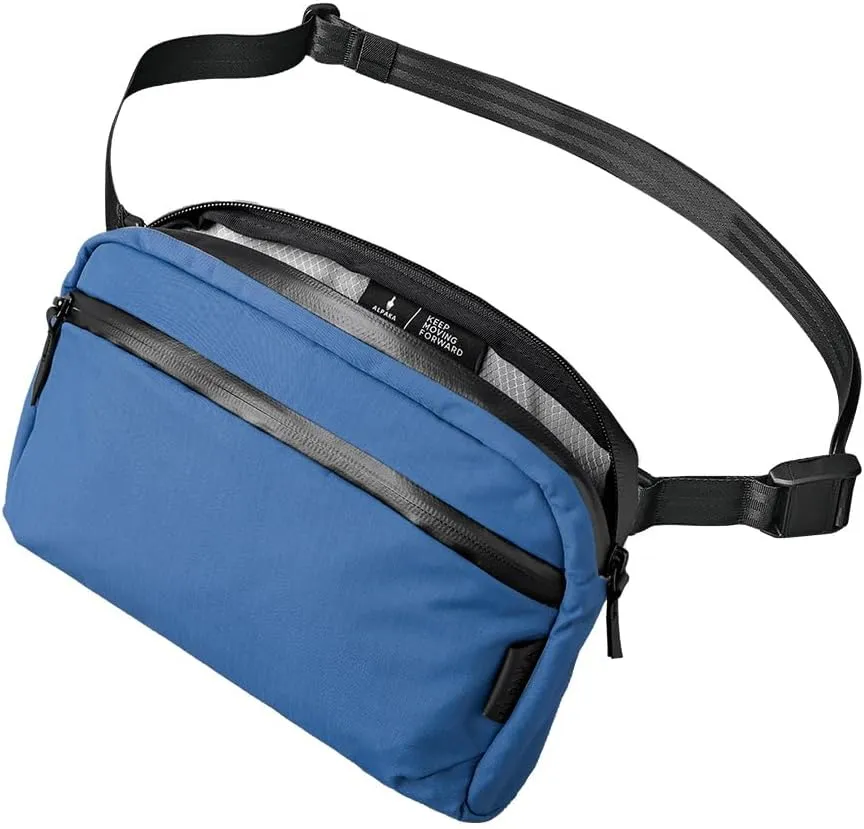 ALPAKA Flight Sling 2L-Crossbody Sling Bag For Men Travel Lightweight,Portable, Packable,with Quick Release Shoulder Strap