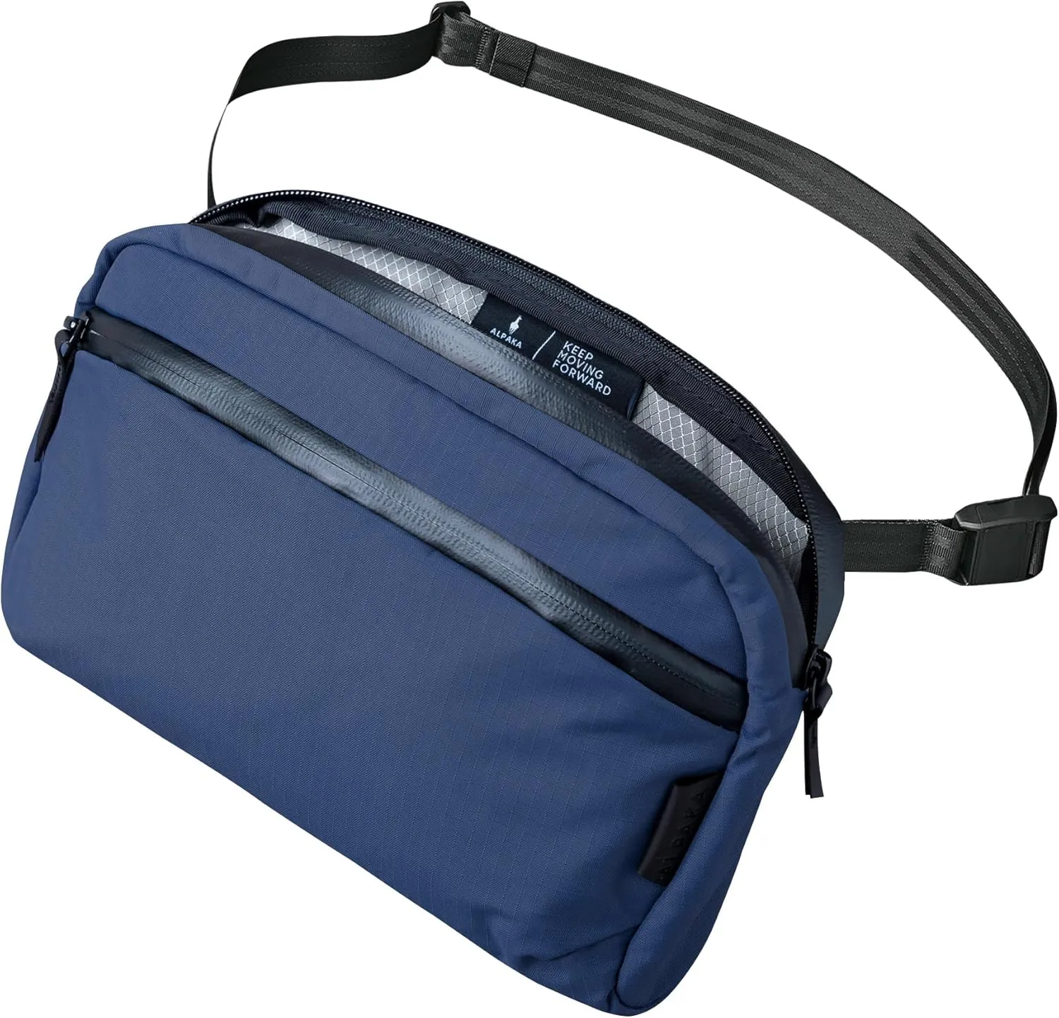 ALPAKA Flight Sling 2L-Crossbody Sling Bag For Men Travel Lightweight,Portable, Packable,with Quick Release Shoulder Strap