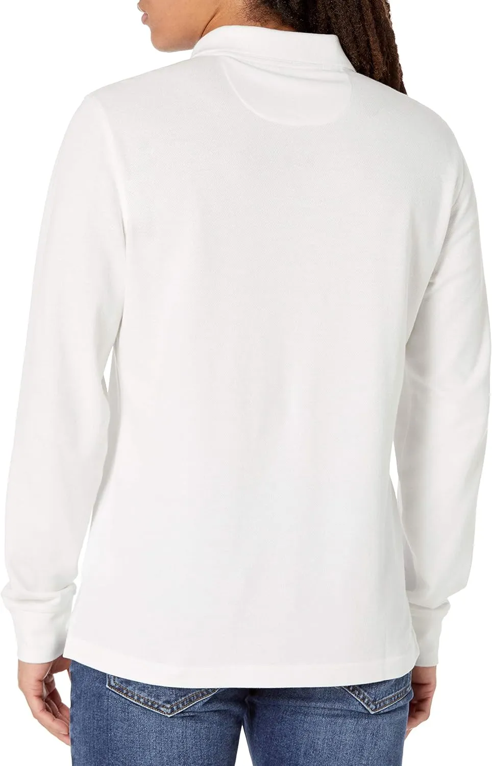 Amazon Essentials Long-Sleeve Polo Shirt for Men, Slim Fit Pique