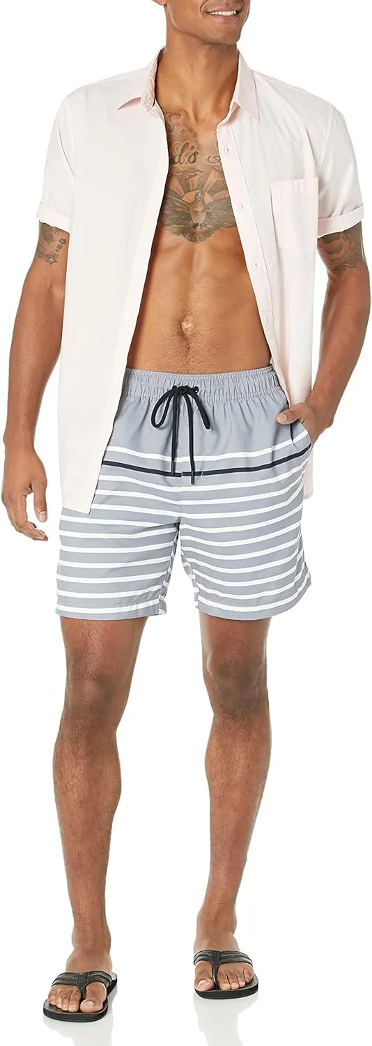 Amazon Essentials Men's 7" Quick-Dry Swim Trunk - Discontinued Colors