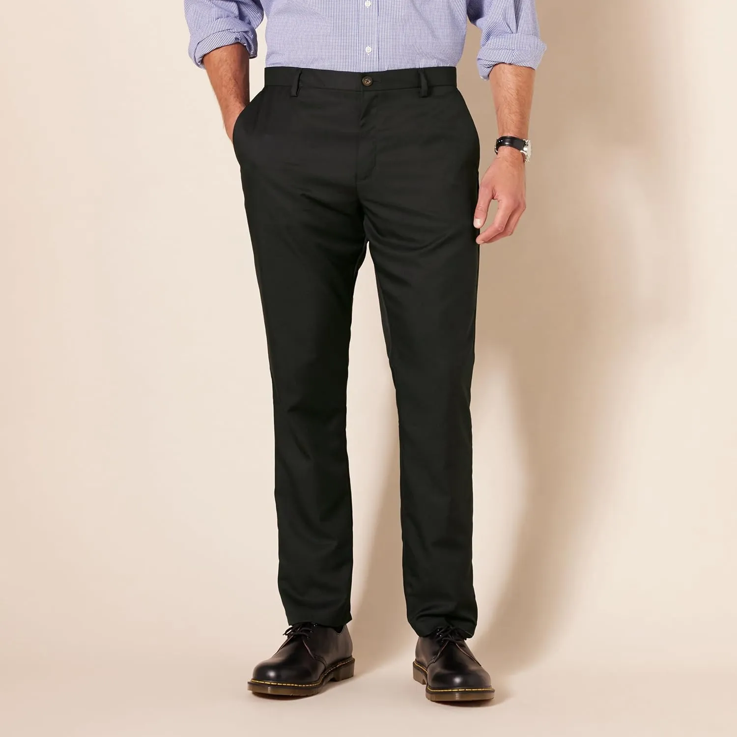 Amazon Essentials Men's Slim-Fit Flat-Front Dress Pant
