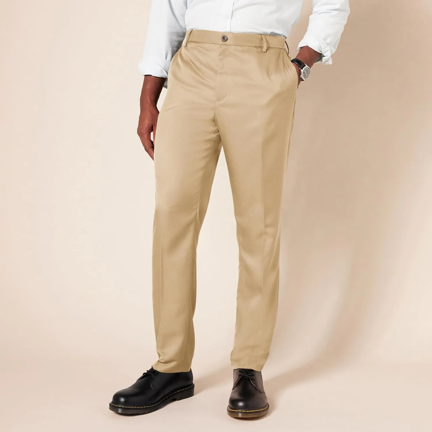 Amazon Essentials Men's Slim-Fit Flat-Front Dress Pant