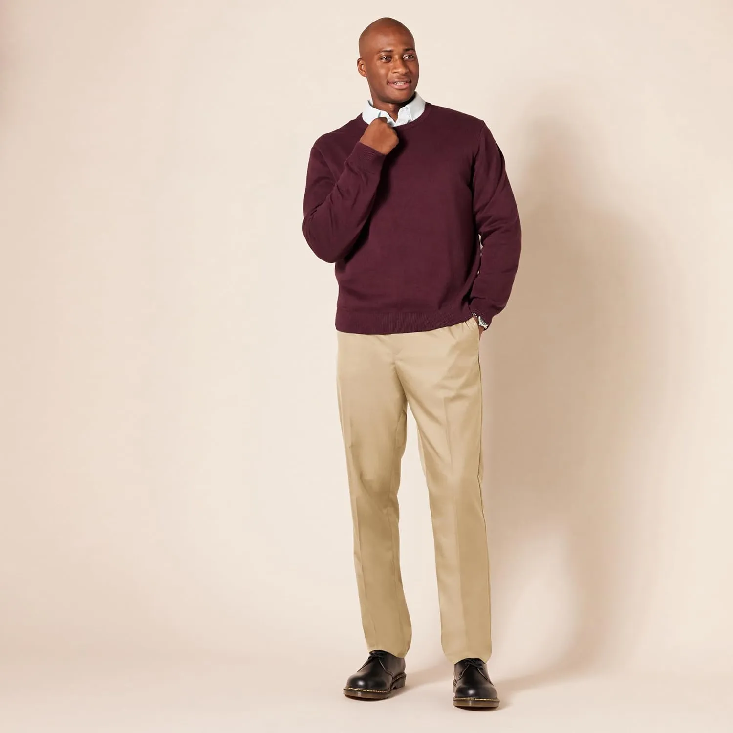 Amazon Essentials Men's Slim-Fit Flat-Front Dress Pant