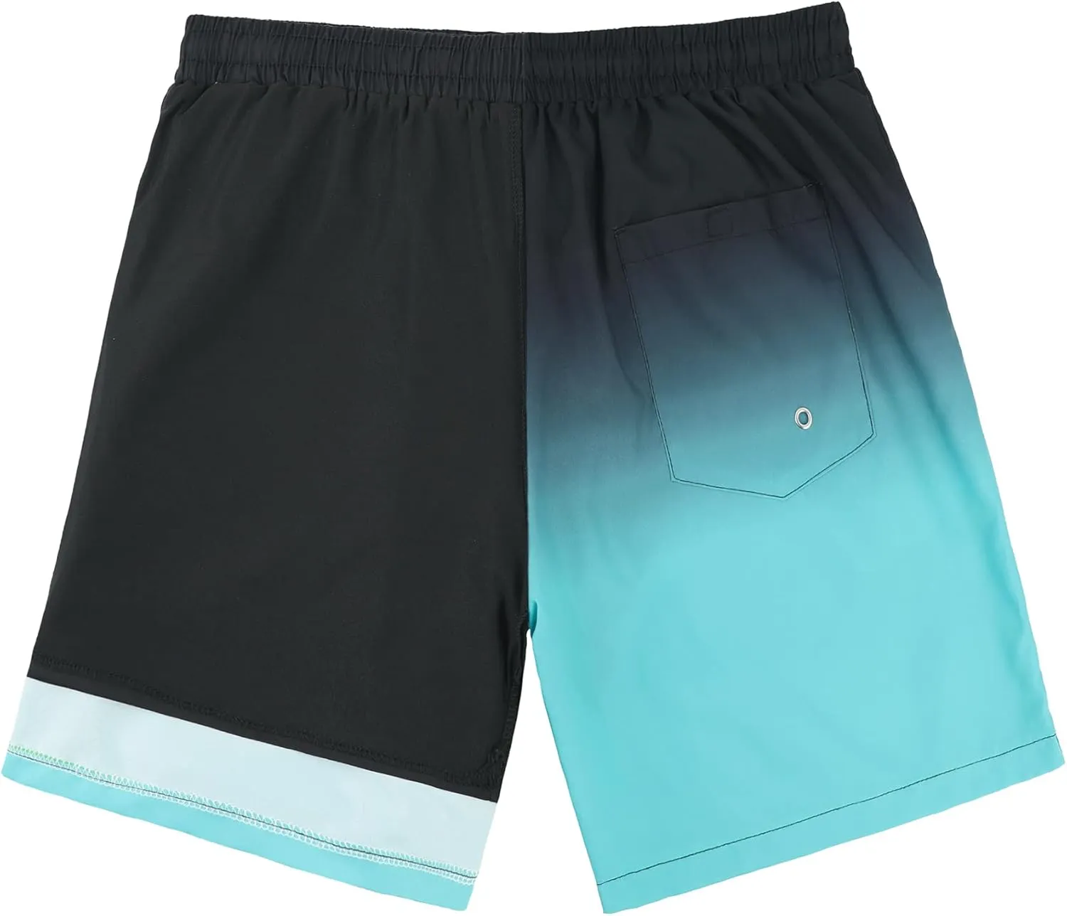 American Trends Men's Swim Trunks Board Shorts Quick Dry Mens Swimming Trunks with Compression Liner
