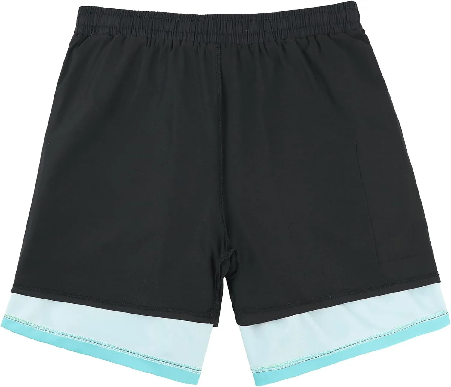 American Trends Men's Swim Trunks Board Shorts Quick Dry Mens Swimming Trunks with Compression Liner