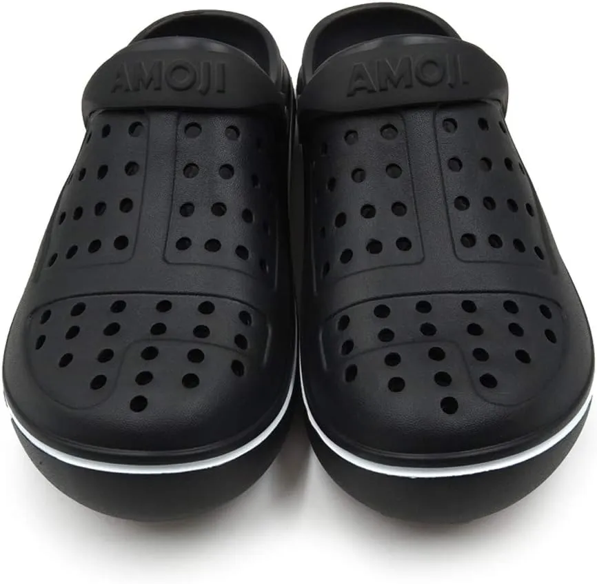 Amoji Unisex Clogs Garden Shoes Slip On Sandals CL8818