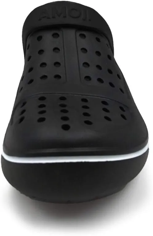Amoji Unisex Clogs Garden Shoes Slip On Sandals CL8818