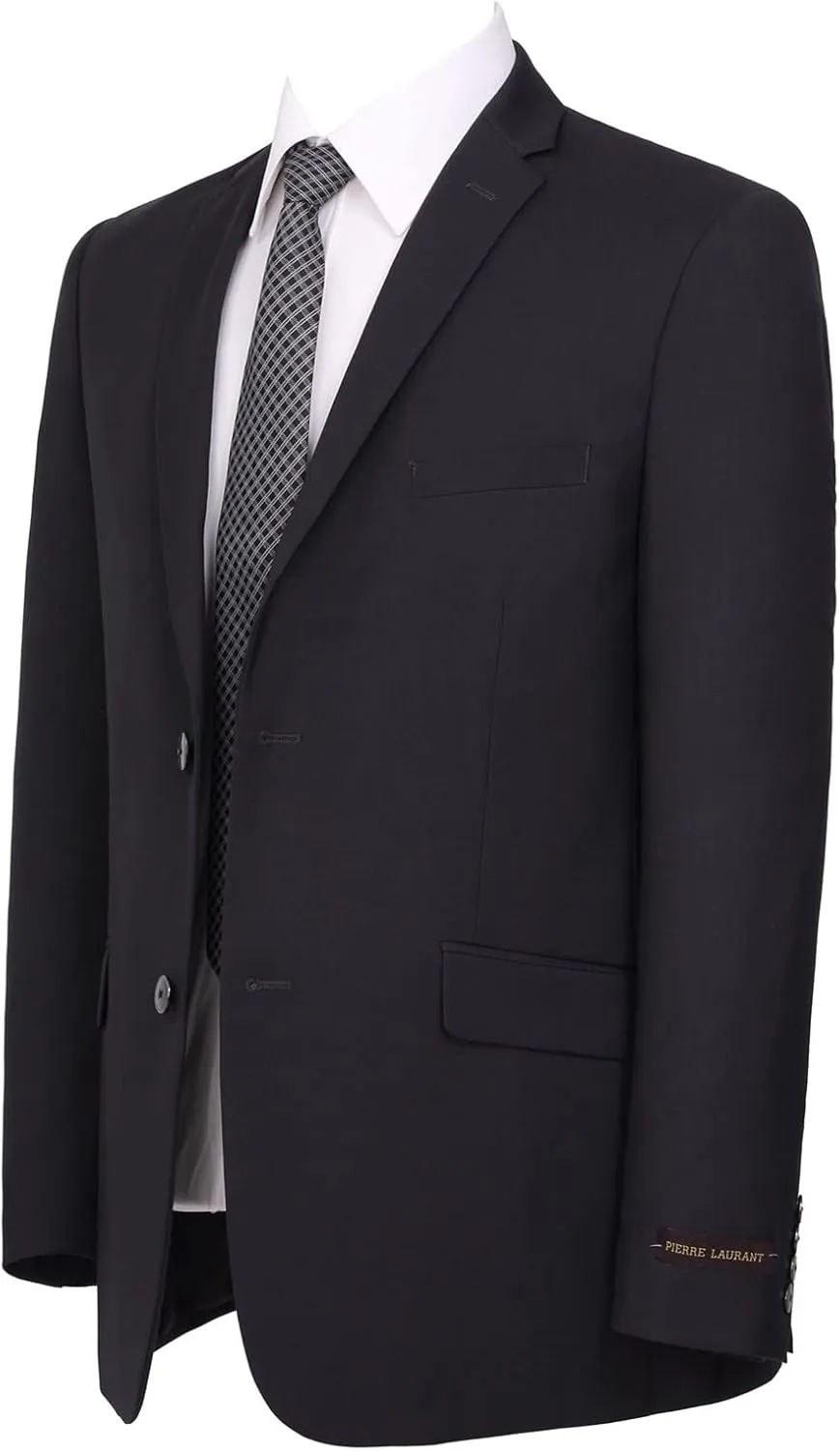 AMY ZHU Men's Slim Fit Suit 2 Piece Business Jacket Wedding Blazer & Dress Pants