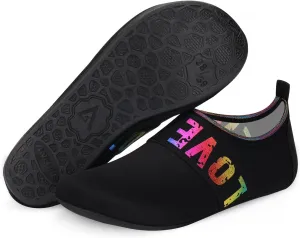 ANLUKE Water Shoes Barefoot Aqua Yoga Socks Quick-Dry Beach Swim Surf Shoes for Women Men