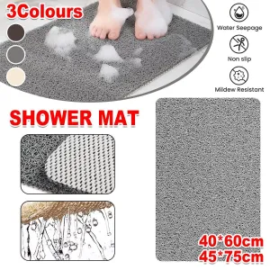 Anti Slip Bathroom Mat Non Slip Shower Floor Mat Quick Dry Soft Comfortable Rug