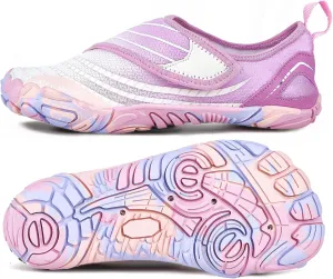 AoSiFu Water Shoes for Kids Boys Girls Aqua Socks Barefoot Beach Sports Swim Pool Quick Dry Lightweight (Little Kid/Big Kid)