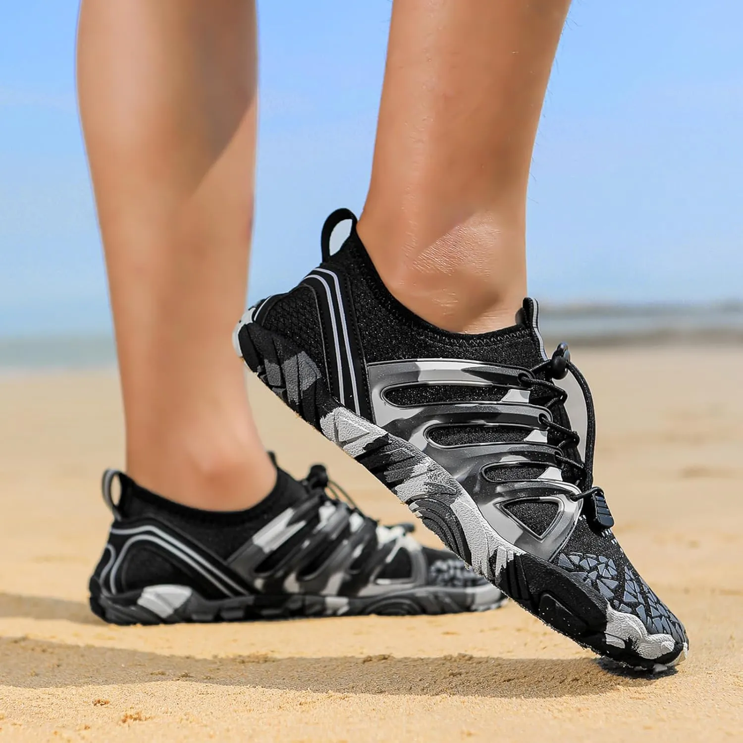 Athletic Hiking Water Shoes Unisex Quick Dry&Non-Slip Surfing Training Shoes,Wide Toe Box Beach Walking Barefoot Wear Lightweight Breathable Cycling Surfing Barefoot Outdoor Waterproof Comfort Wear