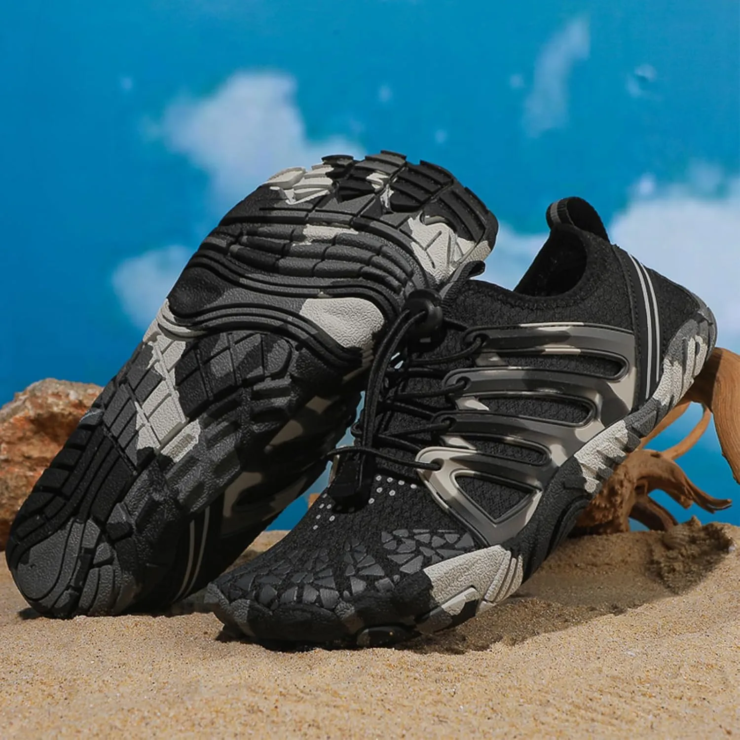 Athletic Hiking Water Shoes Unisex Quick Dry&Non-Slip Surfing Training Shoes,Wide Toe Box Beach Walking Barefoot Wear Lightweight Breathable Cycling Surfing Barefoot Outdoor Waterproof Comfort Wear