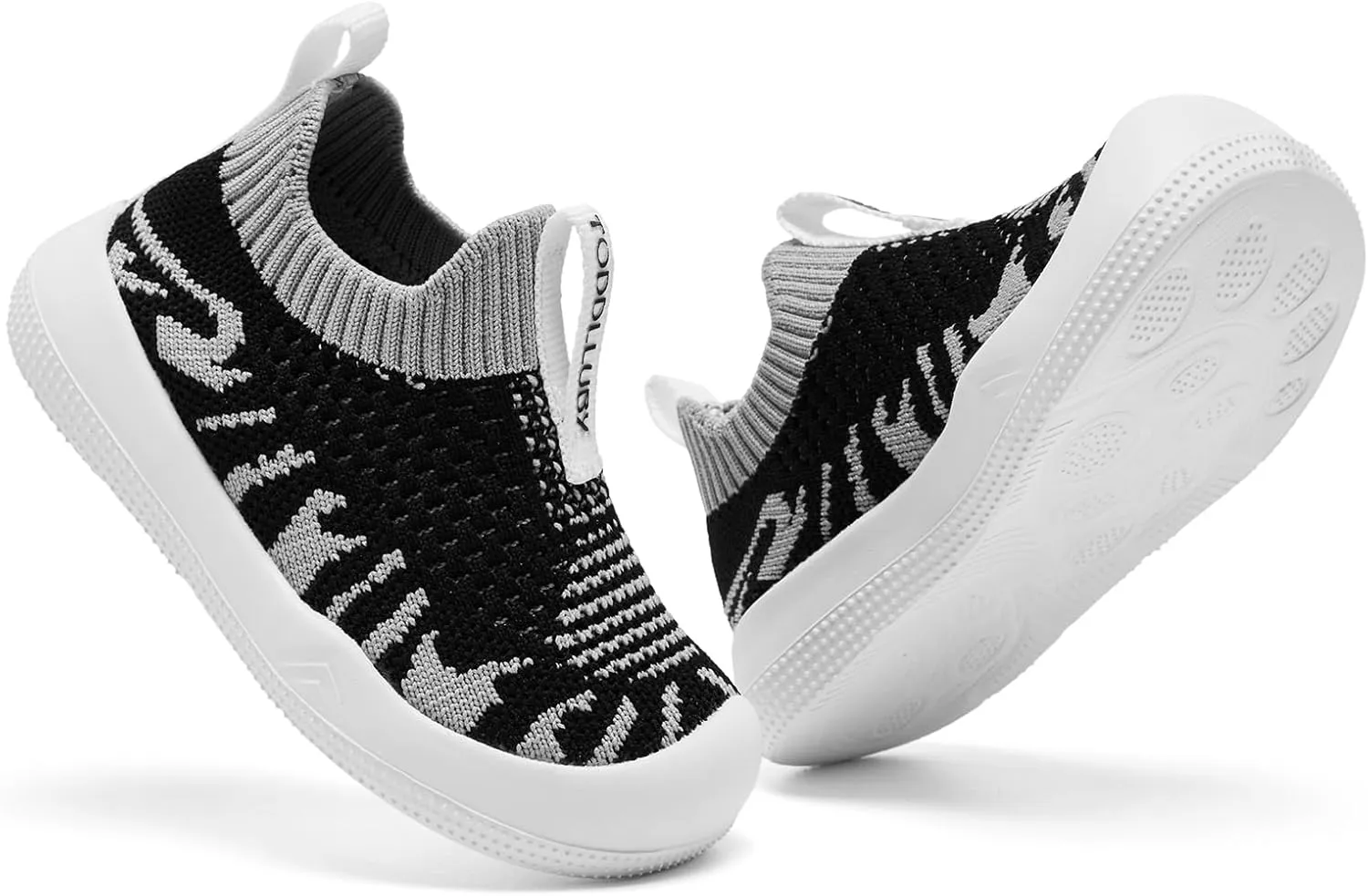 Baby Slip on Walking Shoes Toddler Sock Shoes Infant Sneakers Boy & Girls Non-Slip Tennis Shoes