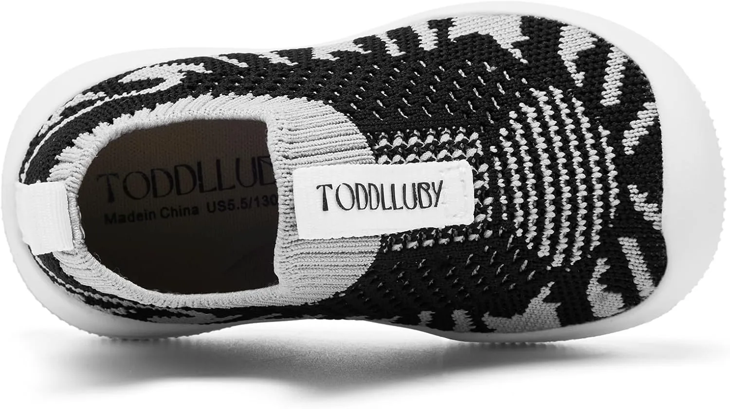 Baby Slip on Walking Shoes Toddler Sock Shoes Infant Sneakers Boy & Girls Non-Slip Tennis Shoes