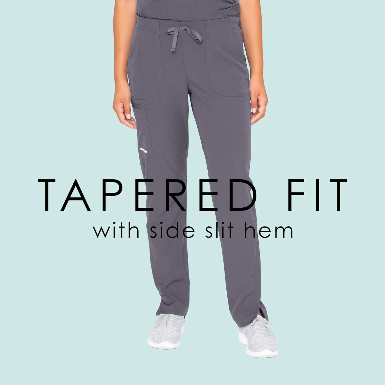 BARCO Skechers Vitality Charge Scrub Pant for Women - Mid-Rise Medical Pant, 4-Way Stretch Women's Scrub Pant