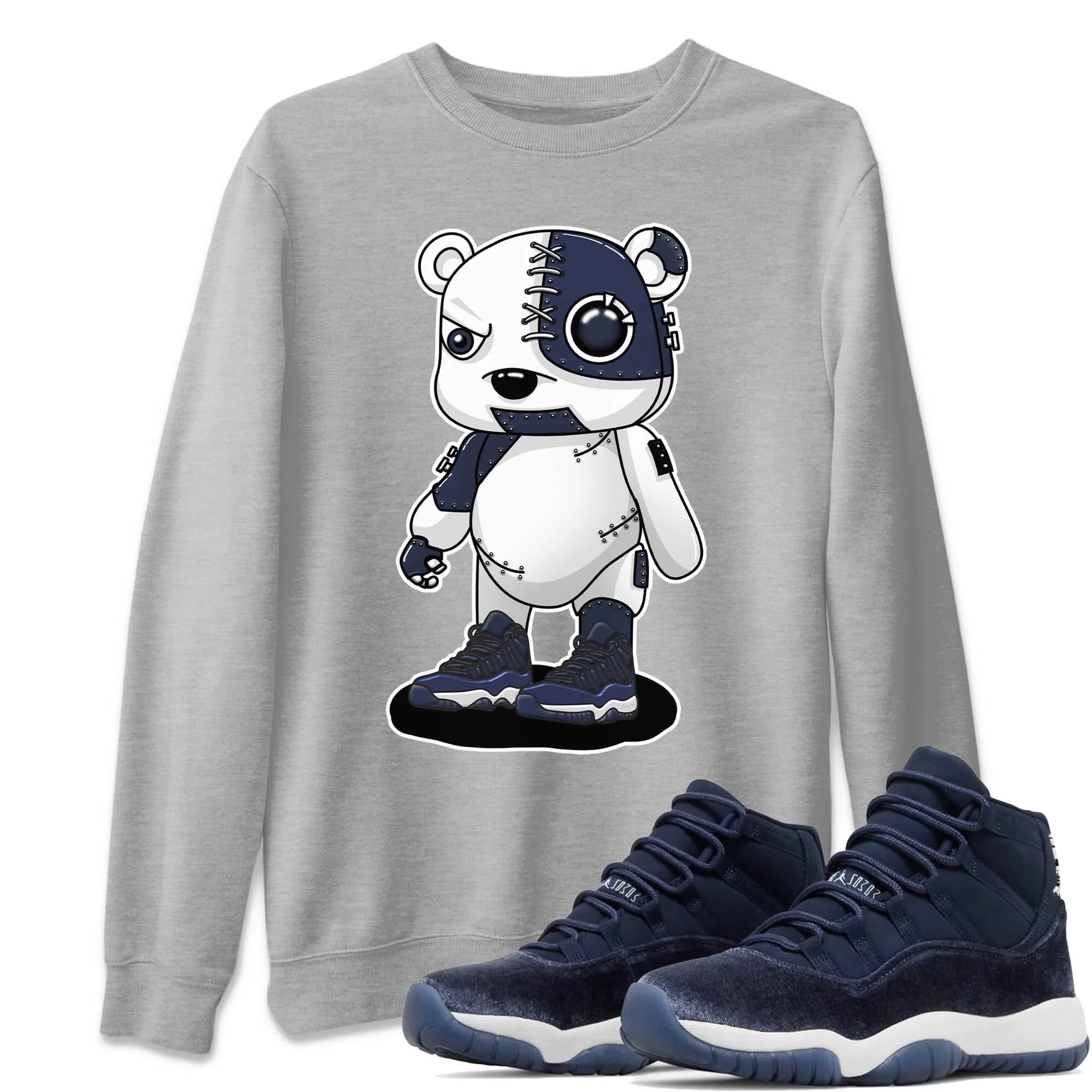 Bear Durable Tops Jordan Air Navy Wide variety Unisex Cyborg Midnight - 11