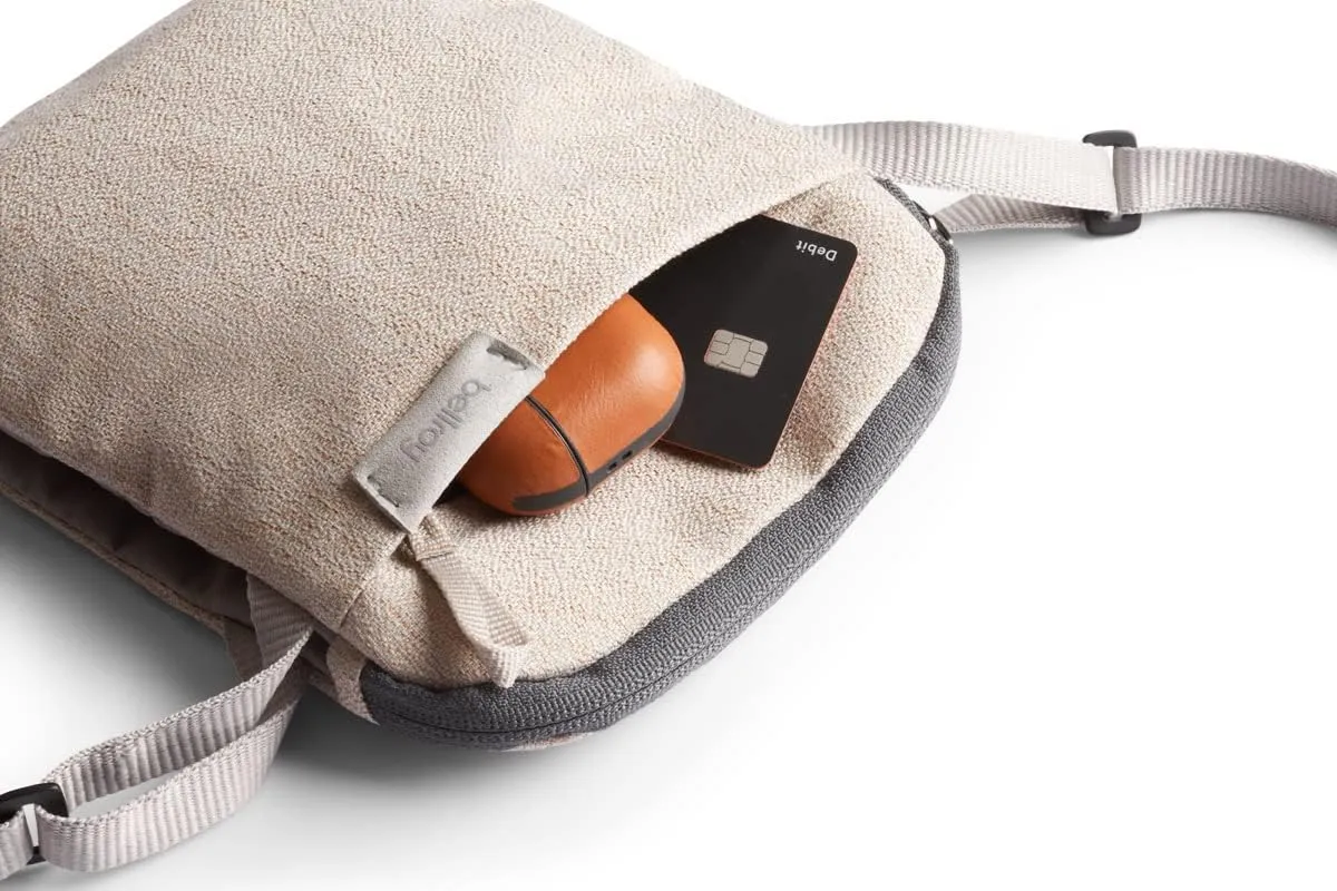 Bellroy City Pouch (cross-body bag, e-reader or small tablet, wallet, sunglasses, phone) - Saltbush
