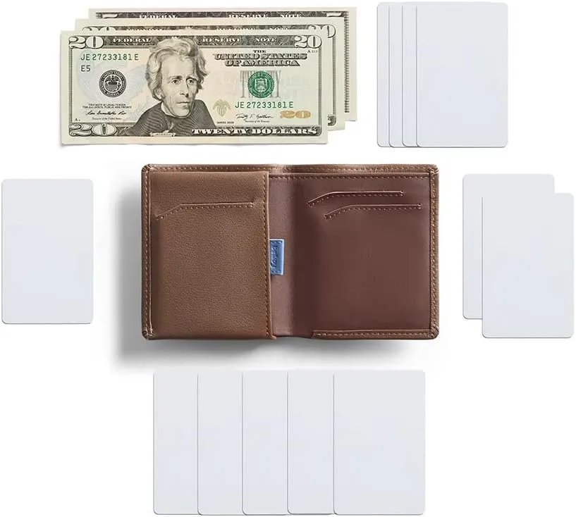 Bellroy Note Wallet (Slim Leather Bifold Design, RFID Blocking, Holds 4-11 Cards, Coin Pouch, Flat Note Section)