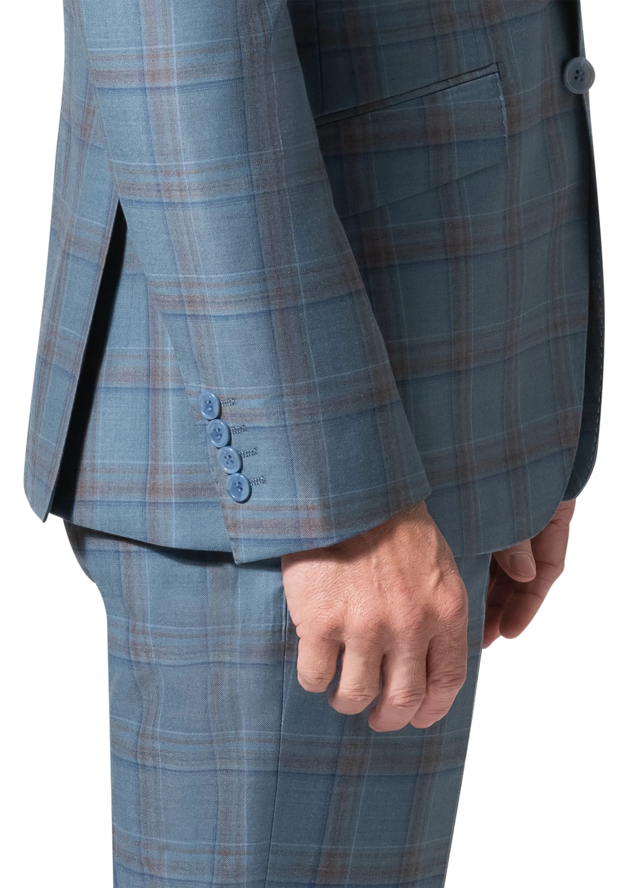 Bergamo Elegant - Faille Wool 10005.4100 S/B Slim Fit Suit