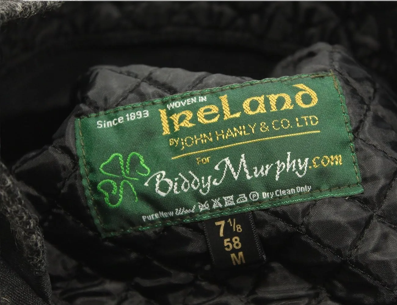 Biddy Murphy Irish Newsboy Flat Cap for Men, Tuck-Away Ear Flaps Slim Fit 100% Wool, Imported