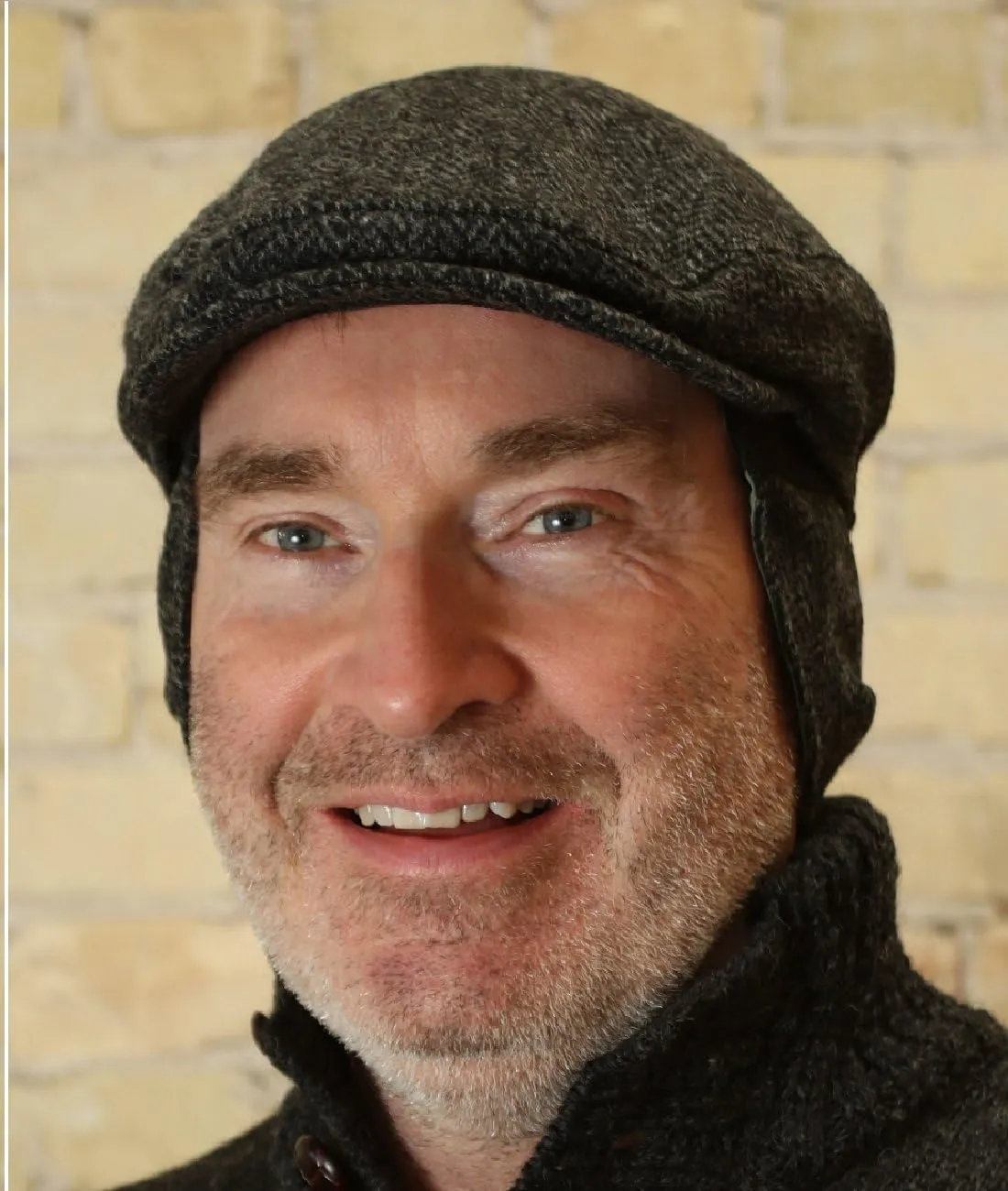 Biddy Murphy Irish Newsboy Flat Cap for Men, Tuck-Away Ear Flaps Slim Fit 100% Wool, Imported