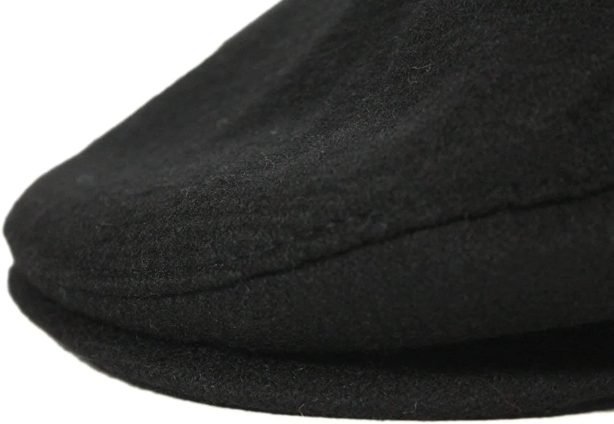 Biddy Murphy Irish Newsboy Flat Cap for Men, Tuck-Away Ear Flaps Slim Fit 100% Wool, Imported