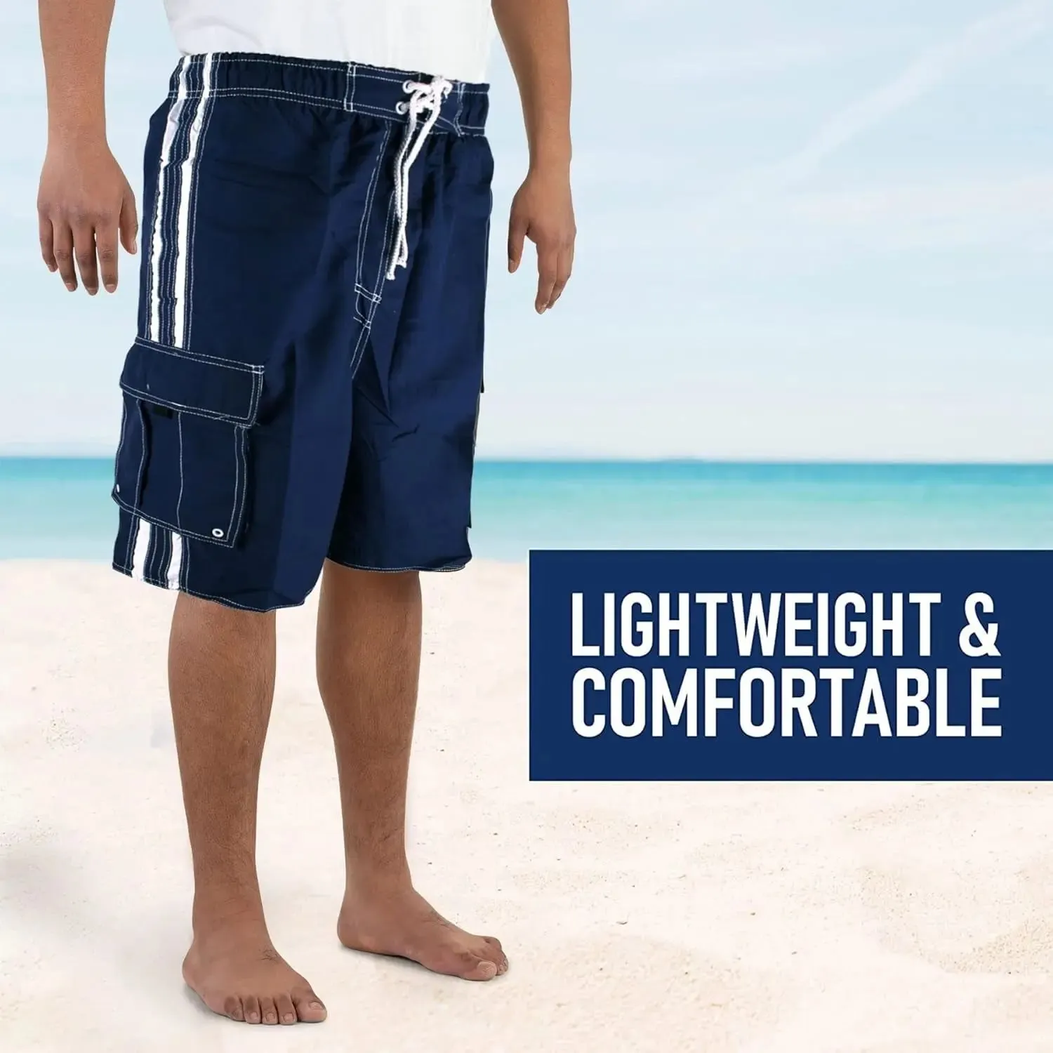 Big and Tall Swim Shorts Quick Dry