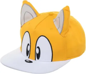Bioworld Sonic The Hedgehog Men's Hat Embroidered Character Face and 3D Ears Snapback Cap