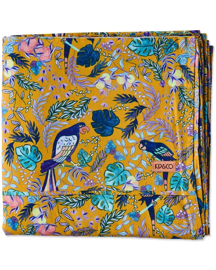 Birds of Paradise Organic Cotton Sheets
