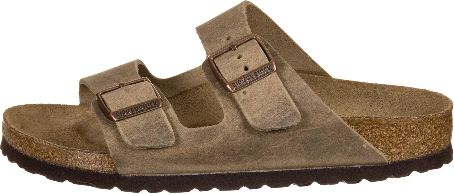 Birkenstock Men's Suede Soft Footbed Arizona Sandal