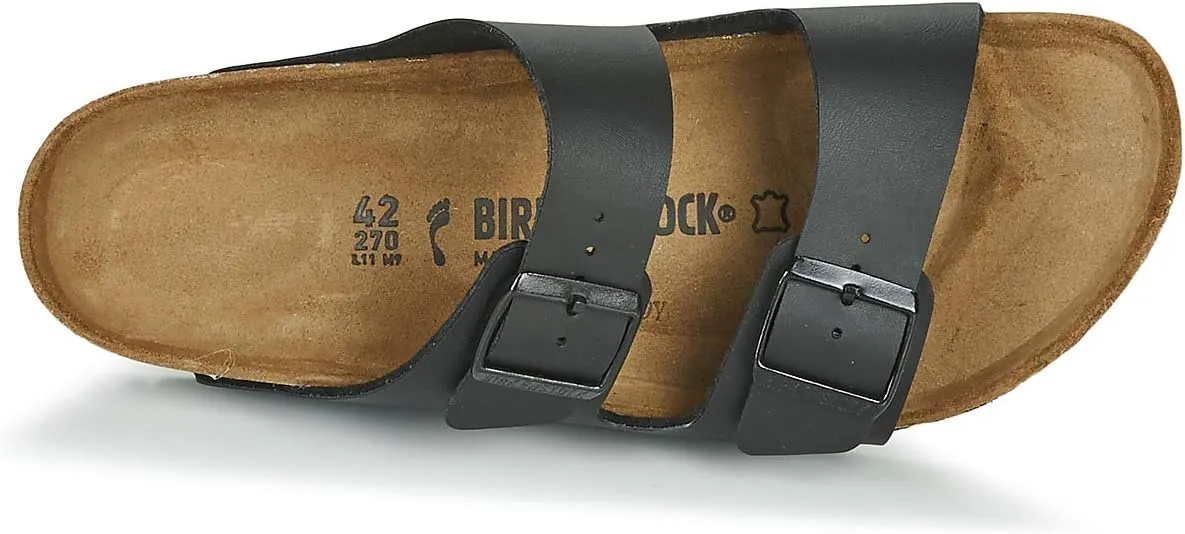 Birkenstock Men's Suede Soft Footbed Arizona Sandal