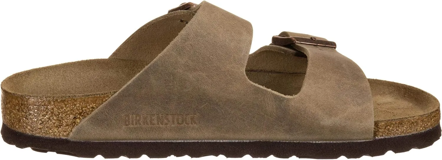 Birkenstock Men's Suede Soft Footbed Arizona Sandal